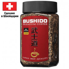 Кофе растворимый BUSHIDO Red Katana, сублимированный, 100 г, 100% арабика, стеклянная банка, BU10009014