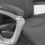 Кресло офисное BRABIX PREMIUM Level EX-527, пружинный блок, рециклированная кожа, серое, 531937
