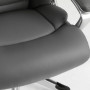 Кресло офисное BRABIX PREMIUM Level EX-527, пружинный блок, рециклированная кожа, серое, 531937