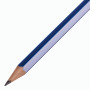 Карандаш чернографитный BRAUBERG GX-100, 1 шт., HB, с ластиком, корпус синий, 181720