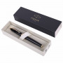 Ручка перьевая PARKER IM Core Black Lacquer GT, корпус черный глянцевый лак, позолоченные детали, синяя, 1931645