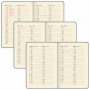 Ежедневник датированный 2025 А5 138x213 мм, BRAUBERG Optimal, под кожу, резинка-фиксатор, держатель для ручки, красный, 115893