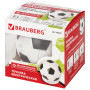 Точилка электрическая BRAUBERG Football, питание от 4 батареек АА, дополнительное сменное лезвие, 228427