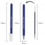 Ручка гелевая BRAUBERG Matt Gel, СИНЯЯ, корпус soft-touch, узел 0,5 мм, линия 0,35 мм, 142945