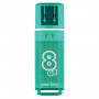 Флеш-диск 8 GB, SMARTBUY Glossy, USB 2.0, зеленый, SB8GBGS-G