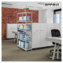 Стеллаж металлический BRABIX MS Plus-200/60-5, 2000х1000х600 мм), 5 полок, регулируемые опоры, 291111, S241BR166502