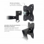 Кронштейн для монитора настольный KROMAX OFFICE-1, VESA 75/100, 10-24, до 10 кг, 5 степ. свободы, 20030