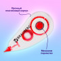 Корректирующая лента BRAUBERG Red Power, 5 мм х 6 м, в упаковке с европодвесом, 220641