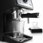 Кофеварка рожковая DELONGHI ECP 33.21/BK, 1100 Вт, объем 1 л, ручной капучинатор, серая, ECP33.21/BK