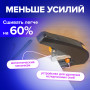 Степлер ЭНЕРГОСБЕРЕГАЮЩИЙ МОЩНЫЙ №24/6-23/13 BRAUBERG Easy Press, до 100 листов, БЕЗ УСИЛИЙ, 224350