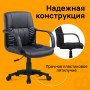 Кресло BRABIX Hit MG-300, с подлокотниками, экокожа, черное, 530864