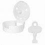 Диспенсер для туалетной бумаги LAIMA PROFESSIONAL ORIGINAL (Система T1), БОЛЬШОЙ, белый, ABS-пластик, 605768