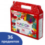 Набор школьных принадлежностей в подарочной коробке ПИФАГОР НАБОР ПЕРВОКЛАССНИКА, 36 предметов, 880121