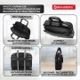 Сумка деловая BRAUBERG Dandy, 31х41х15 см, отделение для планшета и ноутбука 15,6, кожзам, черная, 240511
