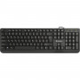 Клавиатура проводная DEFENDER OfficeMate HM-710 RU, USB, 104 клавиши + 12 дополнительных клавиш, мультимедийная, черная, 45710