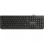 Клавиатура проводная DEFENDER OfficeMate HM-710 RU, USB, 104 клавиши + 12 дополнительных клавиш, мультимедийная, черная, 45710