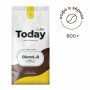 Кофе в зернах TODAY Blend №8, натуральный, 800 г, 100% арабика, вакуумная упаковка, ТО80004003