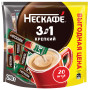 Кофе растворимый NESCAFE 3 в 1 Крепкий, 20 пакетиков по 14,5 г (упаковка 320 г), 12235512