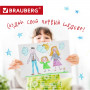 Восковые карандаши BRAUBERG АКАДЕМИЯ, НАБОР 6 цветов, 227282