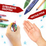 Восковые карандаши BRAUBERG АКАДЕМИЯ, НАБОР 6 цветов, 227282