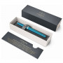 Ручка перьевая PARKER Urban Core Vibrant Blue CT, корпус изумрудный глянцевый лак, хромированные детали, синяя, 1931594