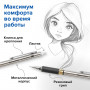 Карандаш механический BRAUBERG Black Jack, металлический корпус, резиновый грип, ластик, 0,5 мм, 180463