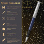 Ручка перьевая PARKER Jotter Royal Blue CT, корпус синий, детали из нержавеющей стали, синяя, 2030950