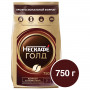 Кофе молотый в растворимом NESCAFE (Нескафе) Gold, сублимированный, 750 г, мягкая упаковка, 12146905