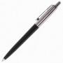 Ручка шариковая PARKER Jotter Plastic CT, корпус черный, детали из нержавеющей стали, синяя, R0033010