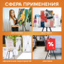 Мольберт алюминиевый BRAUBERG ART CLASSIC, усиленный, тренога, переносной, размер в разложенном виде 98x180x91 см, 191281