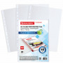 Папки-файлы перфорированные А4 BRAUBERG STANDARD, КОМПЛЕКТ 100 шт., гладкие, 40 мкм, 229661