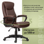 Кресло офисное BRABIX Enter EX-511, экокожа, коричневое, 531163