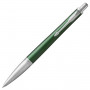 Ручка шариковая PARKER Urban Premium Green CT, корпус зеленый, хромированные детали, синяя, 1931619