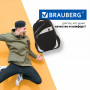 Рюкзак BRAUBERG Sprinter, 30 л, размер 46х34х21 см, ткань, серо-белый, 224453