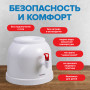 Водораздатчик-кулер БЕЗ НАГРЕВА И ОХЛАЖДЕНИЯ, SONNEN TS-01, настольный, 1 кран, белый, 452417