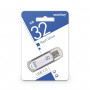 Флеш-диск 32 GB, SMARTBUY V-Cut, USB 2.0, металлический корпус, серебристый, SB32GBVC-S