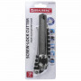 Нож канцелярский 18 мм BRAUBERG Metallic, роликовый фиксатор, резиновые вставки, металл, 237159
