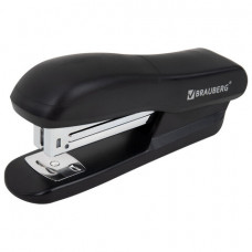Степлер №24/6, 26/6 BRAUBERG SX-39, до 25 листов, черный, 228590
