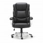 Кресло офисное BRABIX PREMIUM Rest EX-555, пружинный блок, экокожа, черное, 531938