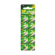 Батарейка GP Alkaline, A76 (G13, LR44), алкалиновая, 1 шт., в блистере (отрывной блок)