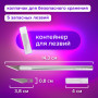 Нож макетный (скальпель) BRAUBERG Special, 6 лезвий в комплекте, металлический корпус, блистер, 235405