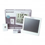 Метеостанция BRESSER TemeoTrend JC LCD, термодатчик, гигрометр, часы, будильник, белый, 73268