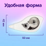 Корректирующая лента BRAUBERG, 5 мм х 8 м, корпус белый, окно расхода, с подкручиванием, блистер, 226813