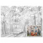 Холст на картоне с контуром BRAUBERG ART CLASSIC УЛОЧКИ, 30х40 см, грунтованный, хлопок, 191542