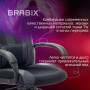 Кресло компьютерное BRABIX PREMIUM Rapid GM-102, НАГРУЗКА 180 кг, экокожа/ткань, черное/серое, 532105
