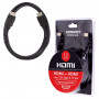 Кабель HDMI AM-AM, 1,5 м, SONNEN Premium, медь, экранированный, для передачи аудио-видео, 513130