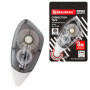 Корректирующая лента BRAUBERG BLACK&WHITE 5 мм х 8 м, корпус черный тонированный, механизм перемотки, 227800