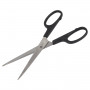 Ножницы BRAUBERG Standard 180 мм, классической формы, черные, 237096