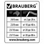Степлер МОЩНЫЙ №24/6-23/13 BRAUBERG Heavy duty MX, до 80 листов, черный, 222563