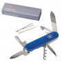 Подарочный нож VICTORINOX Spartan, 91 мм, складной, прозрачный синий, 12 функций, 1.3603.Т2